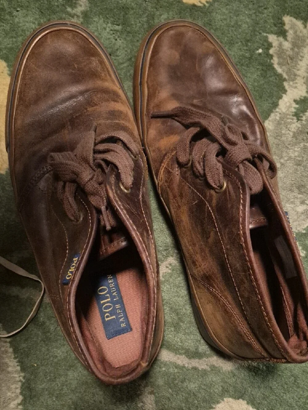 Polo by Ralph Lauren Brown Leather Chukka Boots